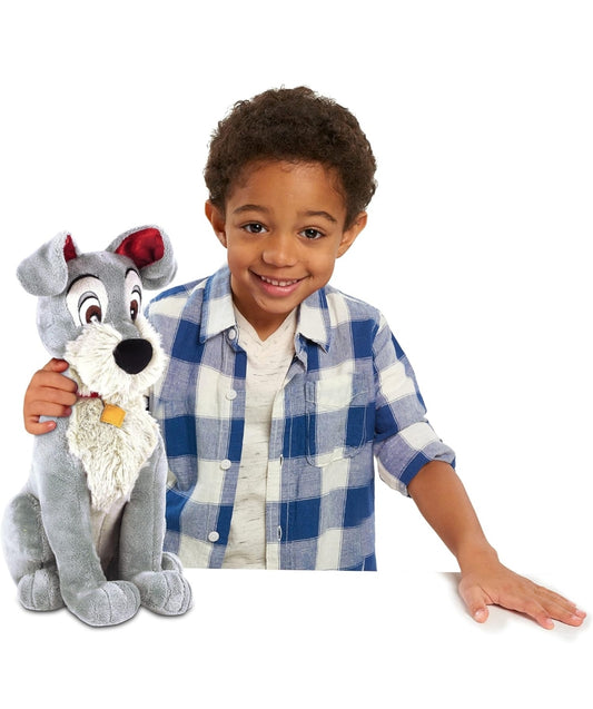 Disney 13" Groot Vabond Opgepropte Dier, Hond, Lady en die Vabond Plusj