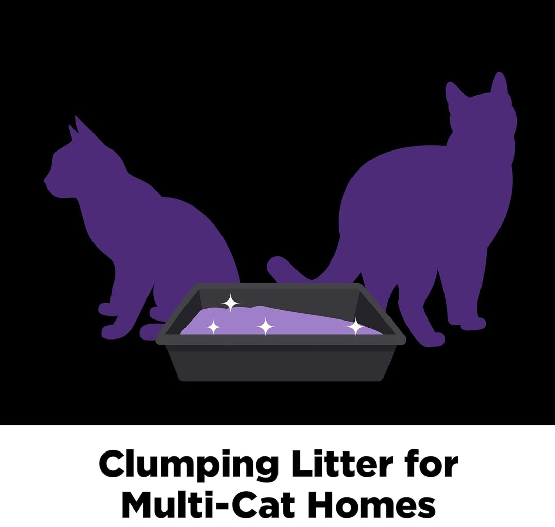 ARM & HAMMER Clump & Seal SLIDE Platinum Multi-Cat Clumping Litter, Easy Clean, Superior Odor Control (18 Lbs)