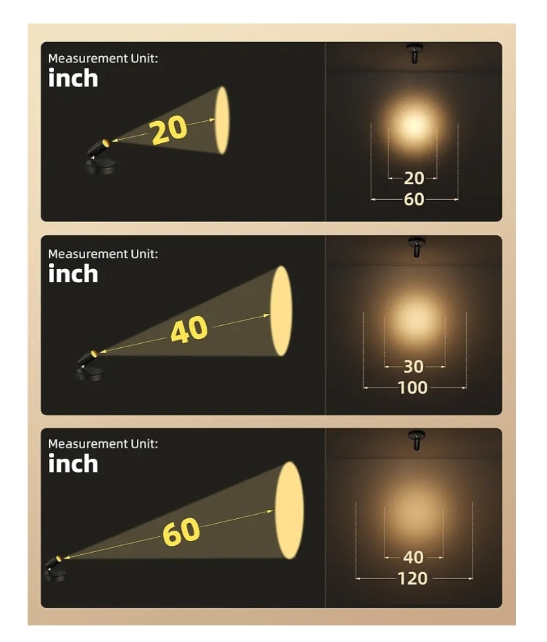 Kolligte Binnenshuis met Afstandbeheer, 5500mAh Herlaaibare Liggie, Koordlose LED Opwaartse Beligting met Tydhouer & Dimbaar (2pk - Swart)