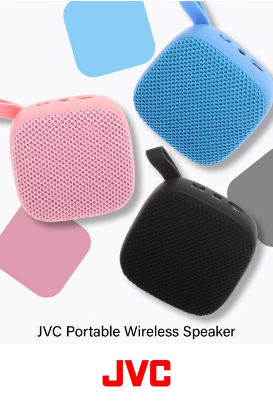JVC Draagbare Draadlose Luidspreker met Omringklank, Bluetooth 5.0, 7-Uur Batterylewe - SPSA1BTB (Swart)