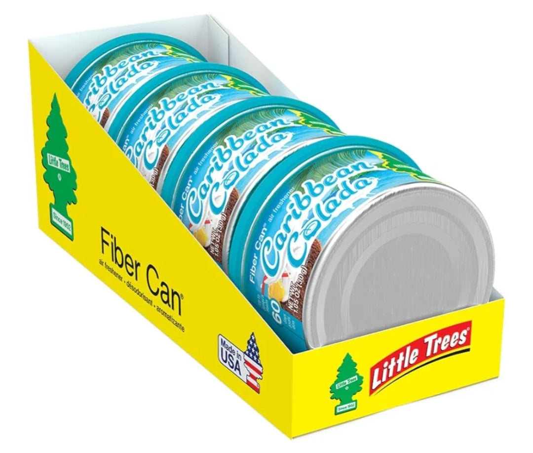 LITTLE TREES Motorlugverfrisser Veselblik Geur - Caribbean Colada (4)