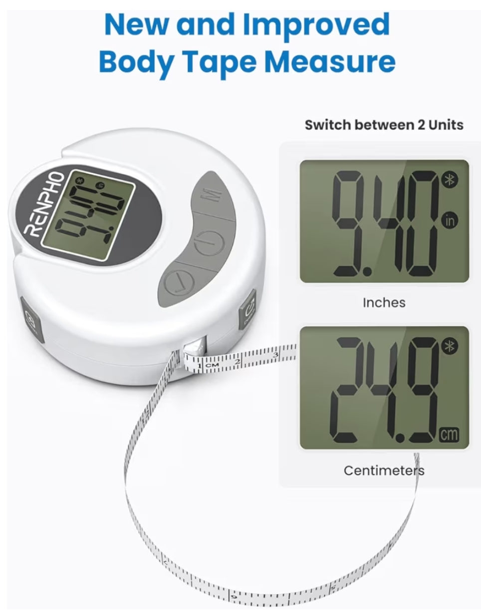 Food Scale with Nutritional Calculator and Body Measuring Tape