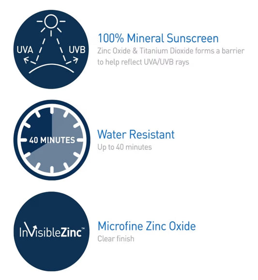 CeraVe Minerale Sonbrandstokkie SPF 50, Breëspektrum Hialuronzuur + Seramiede 100% Minerale Gesigsonbrandstokkie Olievry