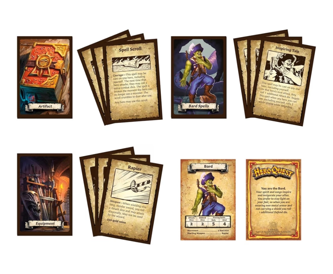 Avalon Hill HeroQuest Spirit Queen's Torment Quest Pack - Requires HeroQuest Game System to Play - Dungeon Crawler Games