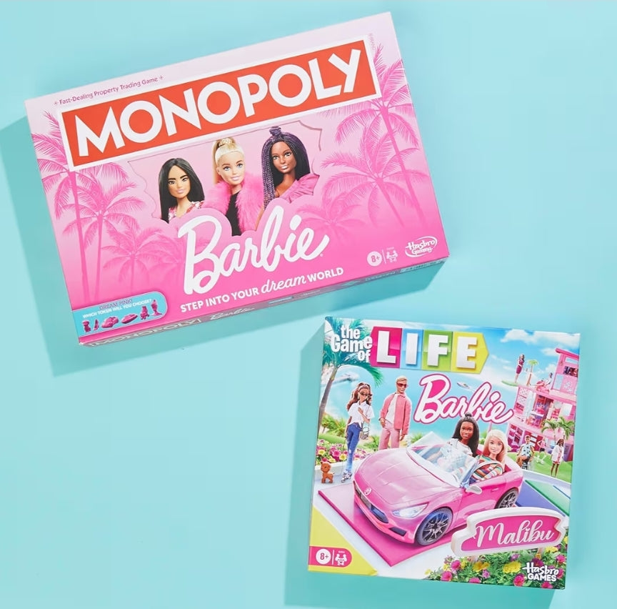 Hasbro Games The Game of Life: Barbie Edition Board Game - Fun Family Games