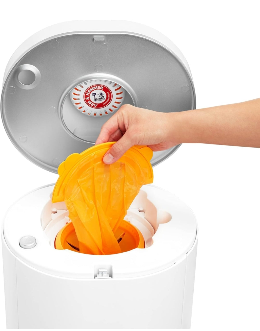Munchkin Arm & Hammer Diaper Pail Snap, Seal & Toss Refill Bags, Holds up to 600 Newborn Diapers (20 Pack)