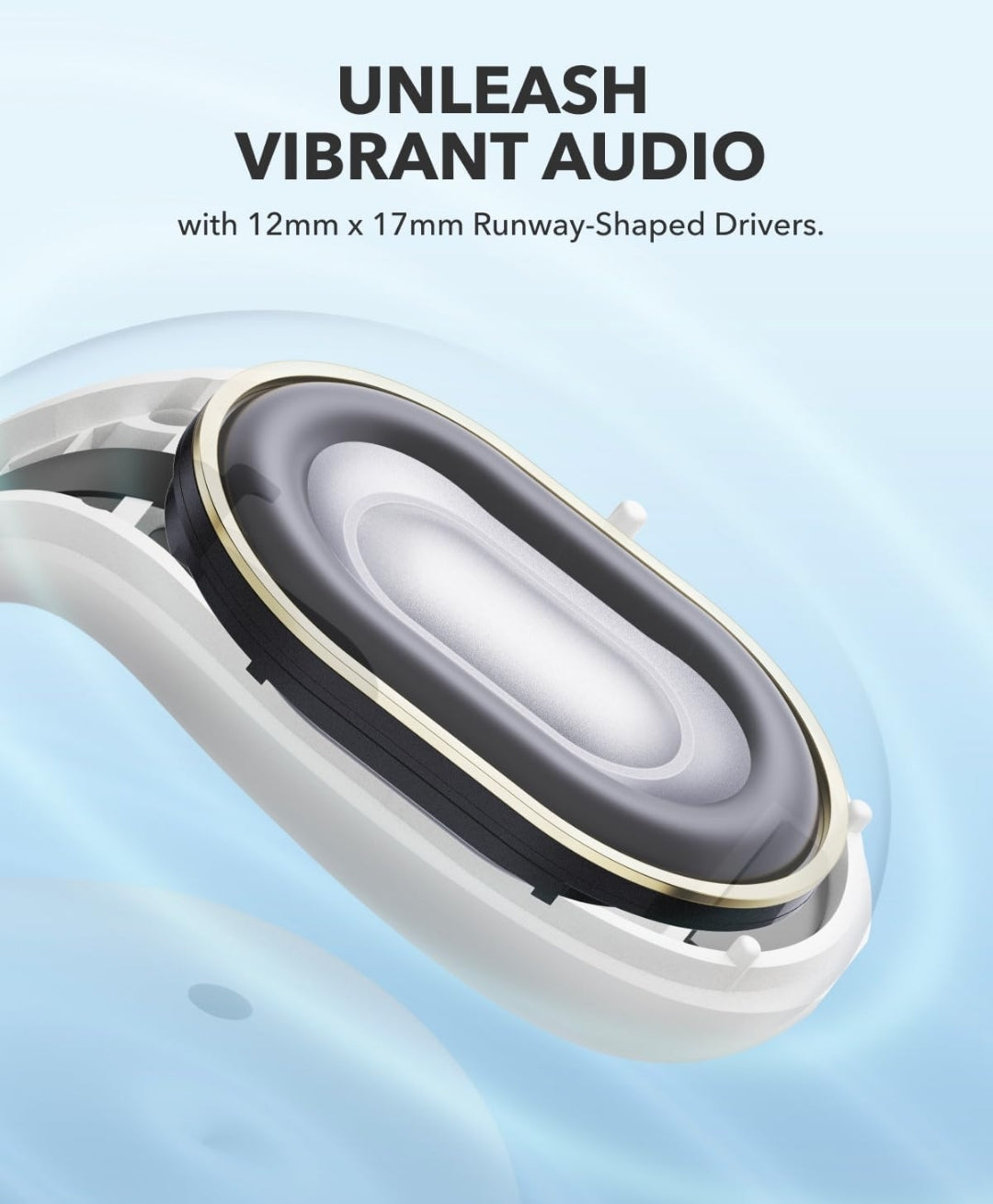 Soundcore C30i by Anker, Open-Ear Earbuds, Clip-On Headphones, Lightweight Comfort, Stable Fit, Firm-Shell Design, Attachable Ear Grips, Big Drivers for Clear Audio, 30H Play, IPX4 Water-Resistant