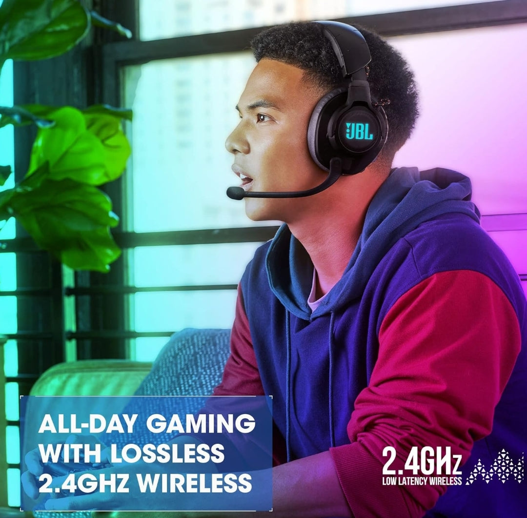 JBL Quantum 610 Wireless Over-Ear Gaming Headset - BLACK