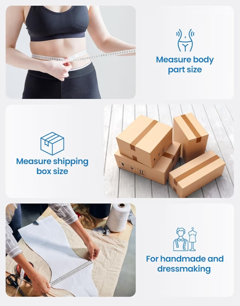 Smart Tape Measure with Smart Scale for Body Weight