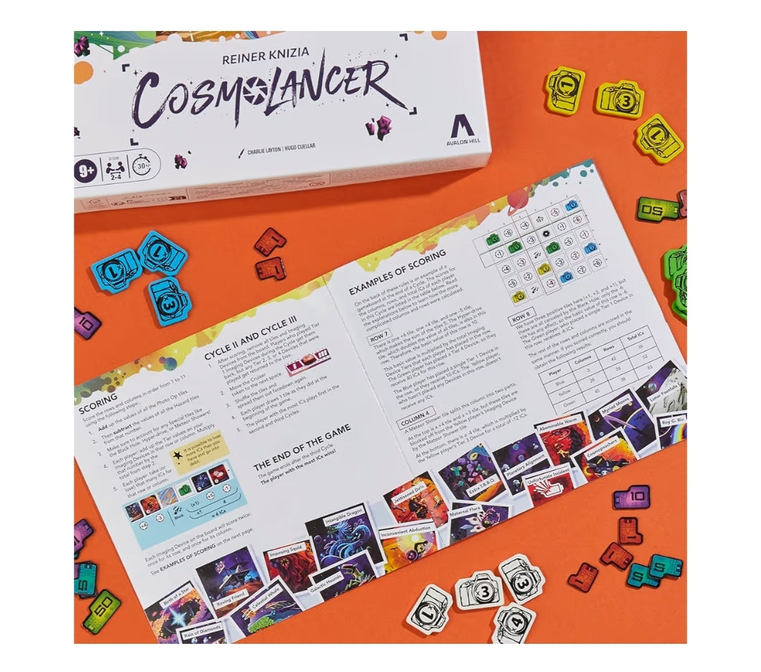 Cosmolancer Board Game - A Strategy Game by Reiner Knizia- Family Games for Kids, Teens, and Adults