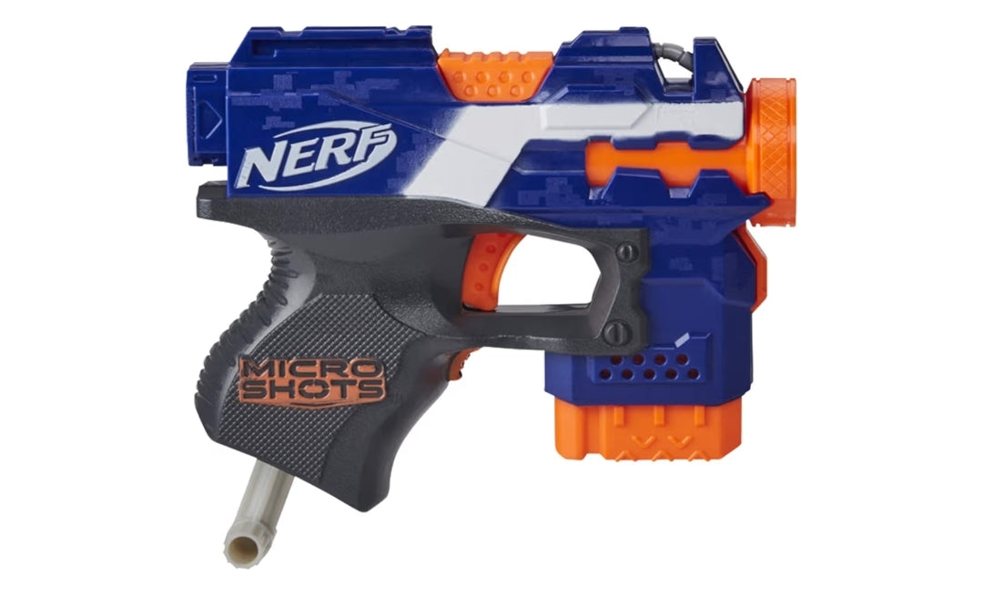 NERF MicroShots 6-Blaster Bundle - 6 Mini Dart-Firing Elite Blasters and 6 Official Elite Darts