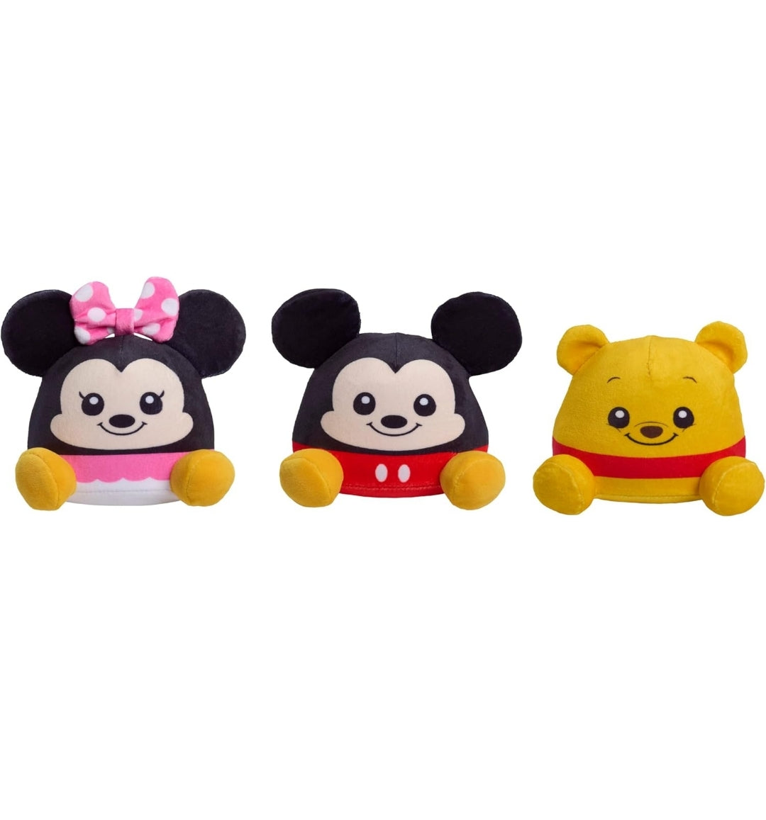 Disney Classics Winnie the Pooh Weighted Small Plush, 4" Stuffed Animal - Kids Toys for Ages 3 Up by Just Play