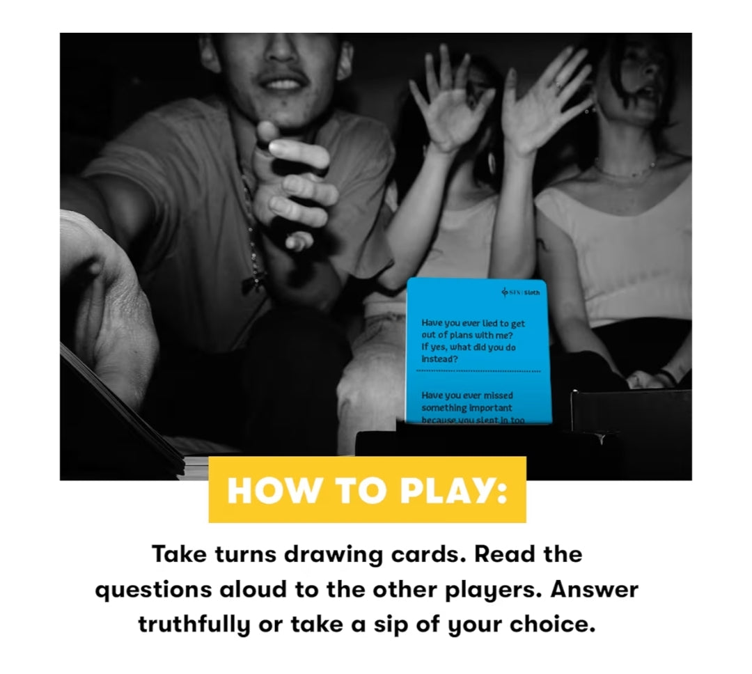 Truth or Drink: Sin Edition Adult Party Game by Cut - 250+ Questions Inspired by 7 Deadly Sins - Stand-Alone or Expansion