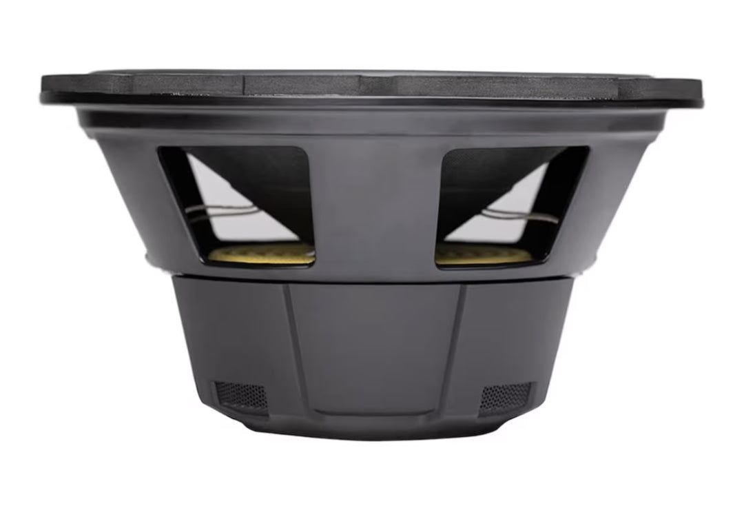 Crunch CRW12D4 12" 800 Watt MAX 4 Ohm Dubbele Spreekspoel Subwoofer met 2 Kanaal 1000 Watt Amp A/B Klas - NUUT