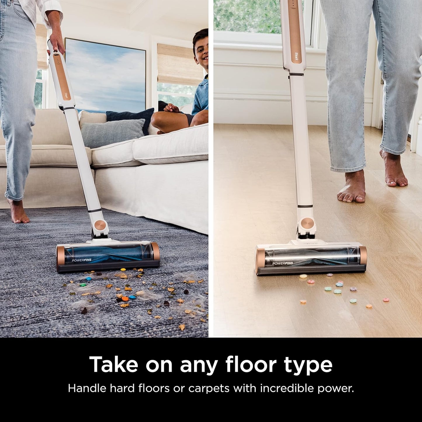 Shark WS642BL WANDVAC System Pet Ultra-Lightweight Powerful Cordless Stick Vacuum with Charging Dock, Blue