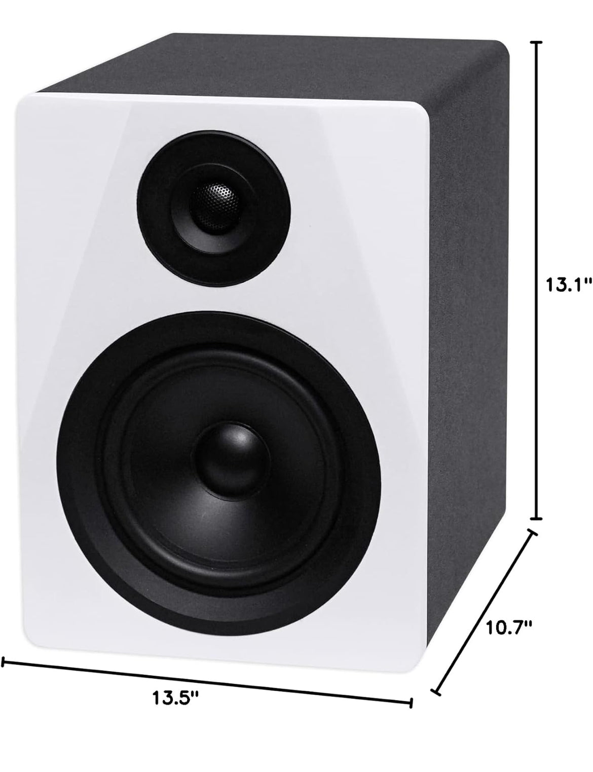 Rockville (2) DPM5W Dual Powered 5.25" 300w Active Studio Monitors+Stands+Pads