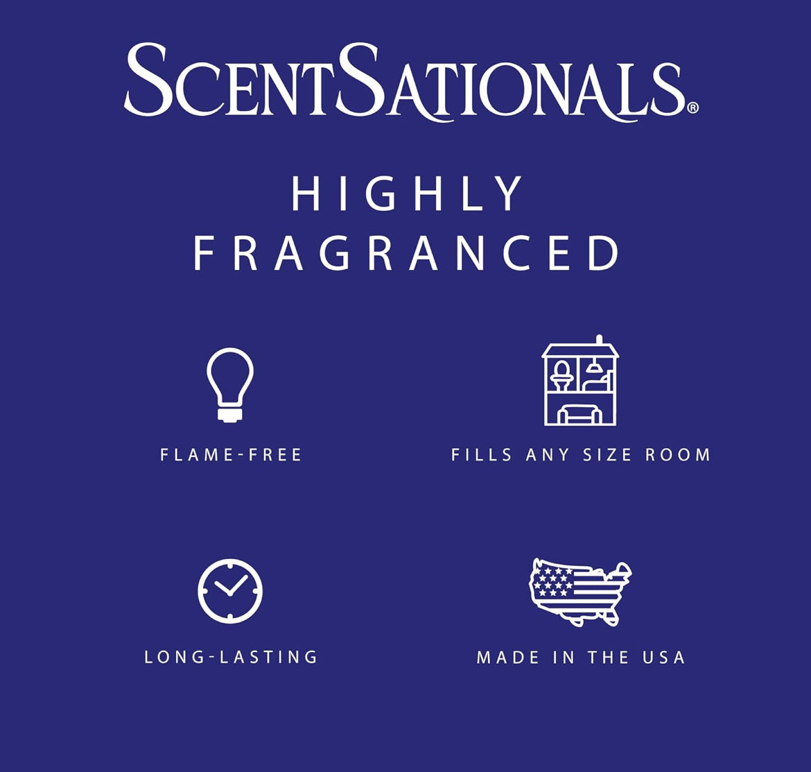 Scentsationals Wax Melts, Wax Cubes Strong Scent - Cedar and Lavender - 10oz (24-Cubes)