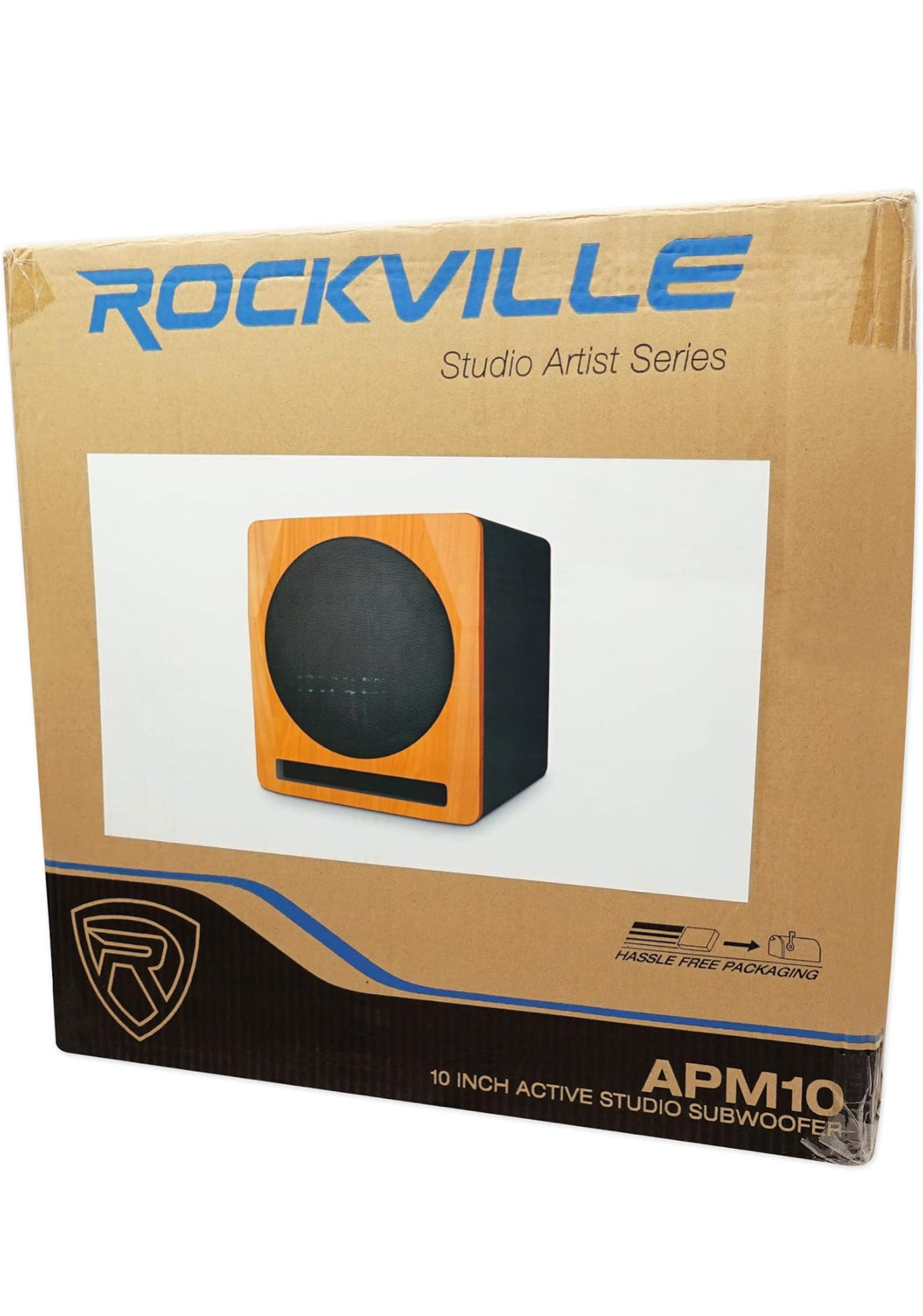 Rockville APM10C 10" 400 Watt Powered/Active Studio Subwoofer Pro Reference Sub