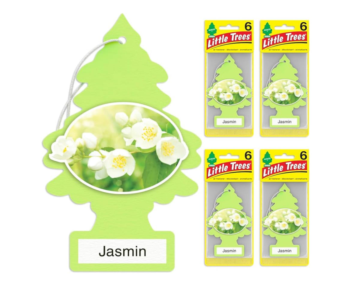 LITTLE TREES Kar Lugverfrisser Hangboom Langdurige Geur -Jasmine (24)