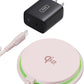 INIU Wireless Charger, 15W Fast Charging LED Mag-Safe Charger, Travel Magnetic Charging Pad Compatible with iPhone 16/15/14/13/12 Series, AirPods 3/2/Pro/Pro 2 (with Adapter)
