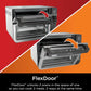 Ninja DCT401 12-in-1 Double Oven with FlexDoor, Flavor Seal & Smart Finish, Rapid Top Convection and Air Fry Bottom - Stainless Steel