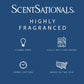 Scentsationals Wax Melts, Wax Cubes Strong Scent - Vanilla Bean - Long Lasting Scented Wax Melts for Warmer, 10oz (Pack of 4)