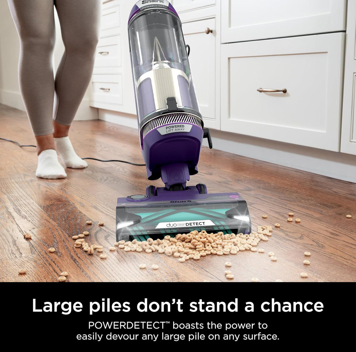 Shark POWER DETECT Upright Vacuum Cleaner with HEPA Filter, Heavy Duty Vacuum - NEW