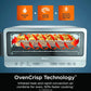 Ninja Flip Toaster Oven&Air Fryer, 8-in-1 Functionality, Flip Up & Away Capability for Storage Space, LargeCapacity - Stainless,1800 watts (SP151)