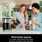 Ninja 12-Cup Programmable Coffee Brewer 60oz Water Reservoir, Delay Brew - Black/Stainless Steel
