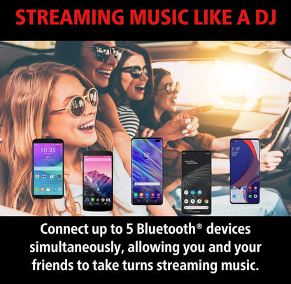 JVC KD-X38MBS Motor- en Mariene Digitale Media-ontvanger met Bluetooth, USB, SiriusXM-gereed, Versoenbaar met Amazon Alexa, Konformeelbedekte PCB