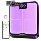 Smart Scale for Body Weight, BMI, Wi-Fi Rechargeable, RGB Lighting Sync with Fitness App