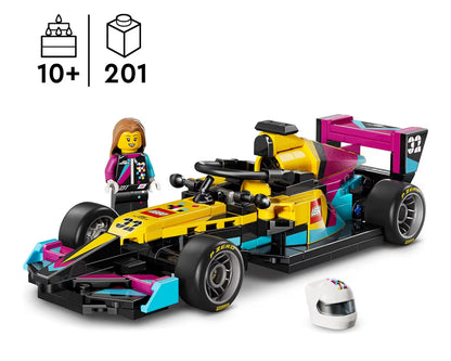 LEGO Speed Champions F1 Renmotor-bou-speelding met F1 Akademie-minifiguur