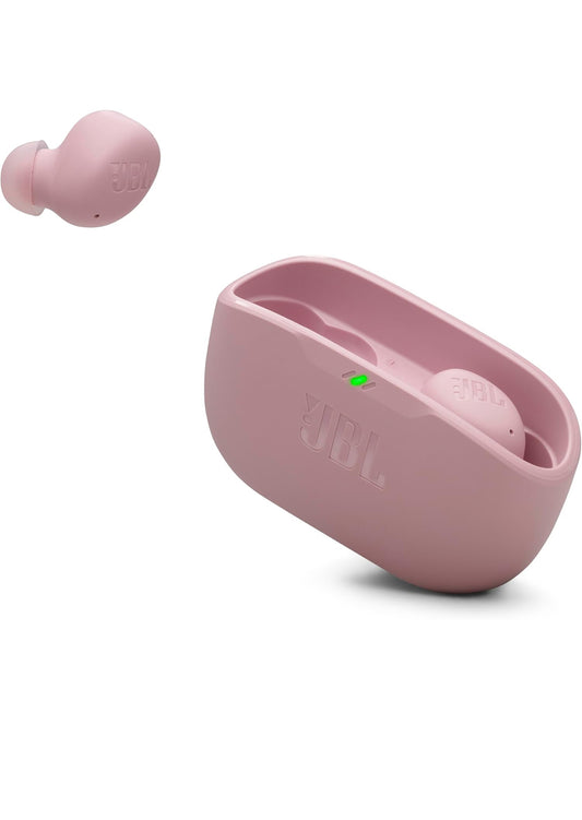 JBL Vibe Buds 2 - True Wireless Noise Cancelling Earbuds Pure Bass Sound & Smart Ambient Technology - (Pink)