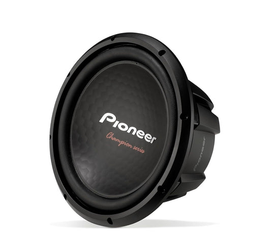 Pioneer TS-A301D4 - Kragtige 12-duim Subwoofer, 1600 Watt Piekvermoë, Dubbele 4 Ohm Spreekspoel vir Kragtige Bas