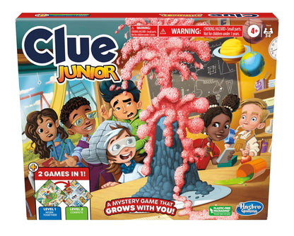 New Hasbro Clue Junior Plus Mystery Board Game