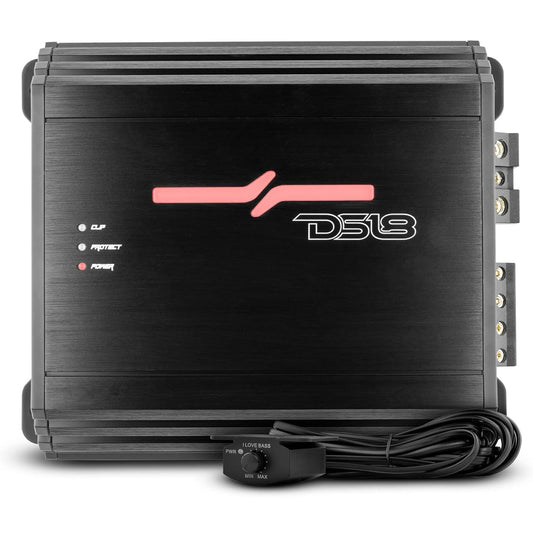 DS18 ZR500.1D Car Amplifier Class D Monoblock Amp with Remote Sub - New