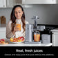 Ninja NeverClog Cold Press Juicer, Powerful Slow Juicer with Total Pulp Control, Countertop, Electric, 2 Pulp Functions - Steam Gray (JC151SL)