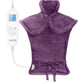 Back Heating Pad for Back Pain Relief - Neck and Shoulder Heat Pad, Auto Shut Off - (Purple)