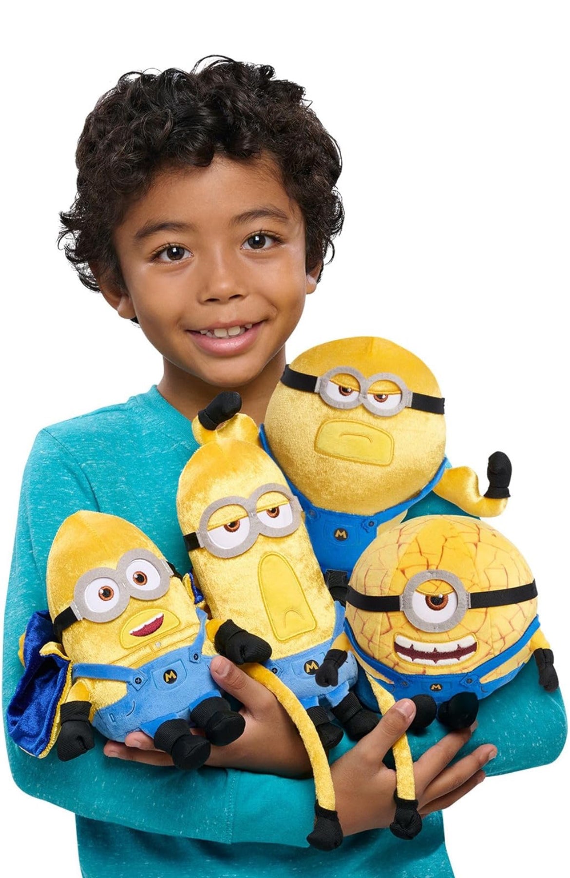 Illumination's Minions Despicable Me 4 Squooshy Plush Mega Dave, Kids Toys for Ages 3 Up by Just Play