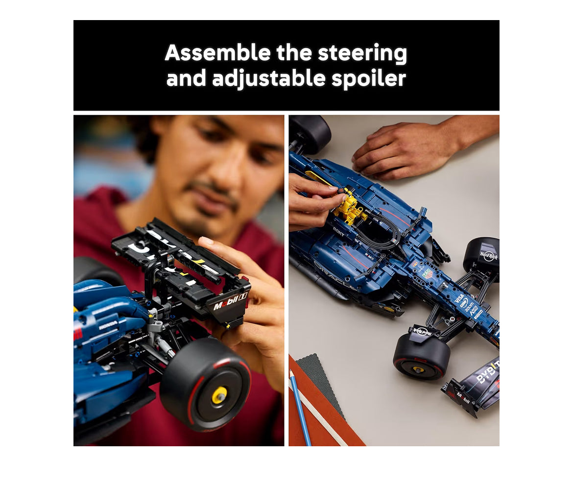 LEGO Technic Oracle Red Bull Racing F1-renmotorstel – Boustel met Realistiese Kenmerke