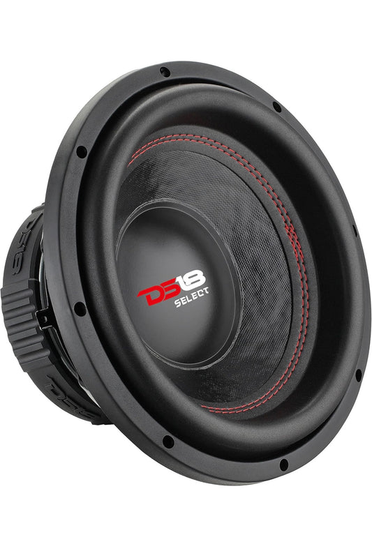 DS18 SLC10S Car Subwoofer Audio Speaker - 10" Single Voice Coil 4 Ohm Impedance, 440W MAX Power Sound System