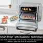 Ninja Countertop Oven Double Stack XL & Air Fryer with Pro Cook System, 12-in-1, Flexdoor, FlavorSeal, SMART FINISH with DualZone Technology, Air Fryer, Bake, Broil, Reheat, Stainless Steel, DCT651