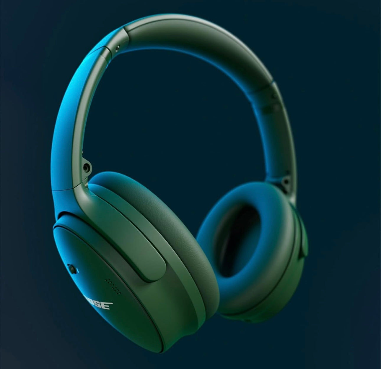 Bose QuietComfort Bluetooth Headphones with Active Over Ear Noise Cancelling and Mic