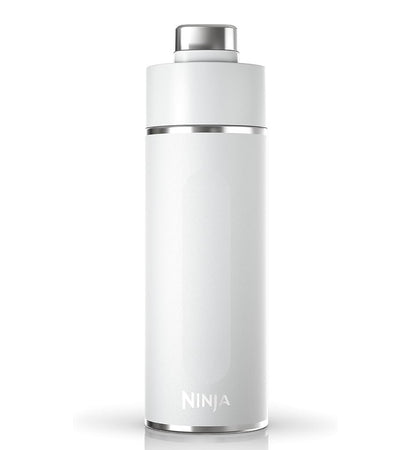 Ninja DW2401WH Thirsti 24oz Reiswaterbottel Lekvry, 24 Uur Koud, Skottelgoedwasser Veilig, Roesvrye Staal Geïsoleerde Tuimelaar - Wolk Wit