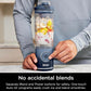 Ninja Blast Max, Portable Blender + Twist & Go, Personal Smoothie, Blend, Ice Crush, 3 Programs, Cordless, 22 oz - NAVY, BC251NV