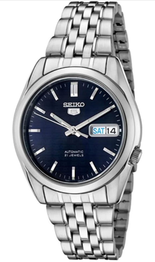 Seiko 5 Manshorlosie van vlekvrye staal