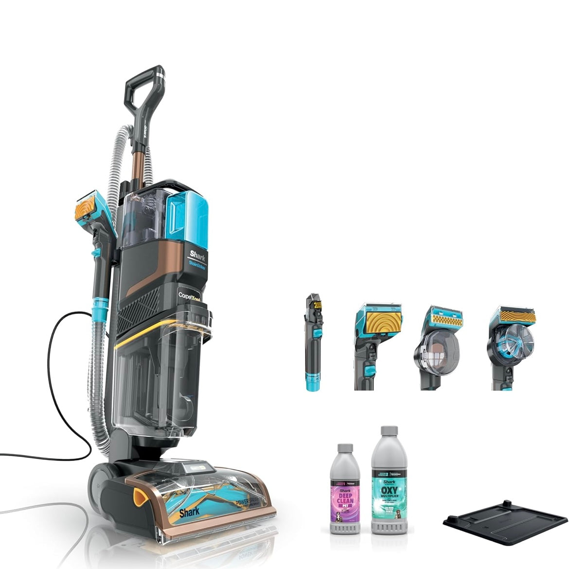 Shark CarpetXpert HairPro with StainStriker, Upright Carpet Cleaner - NEW