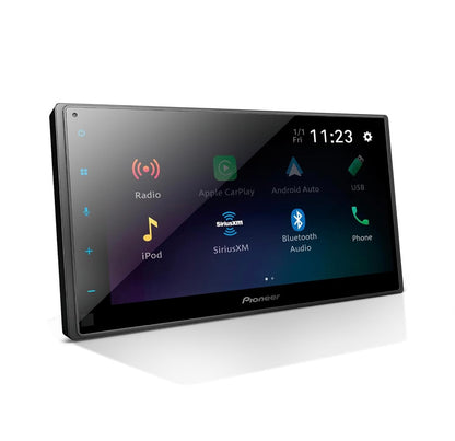 Pioneer DMH-1770NEX Dubbel-DIN Digitale Multimedia-ontvanger, Bedrade Apple CarPlay en Android Auto, 6.8”-Kapasitiewe Raakskerm