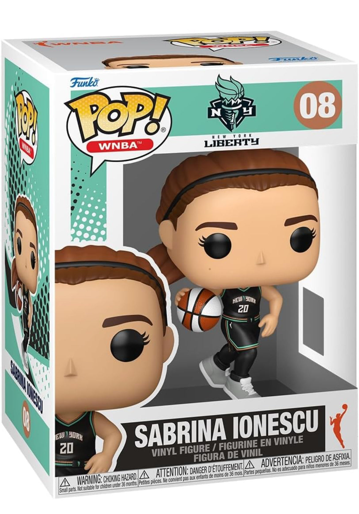Funko Pop! WNBA: New York Liberty - Sabrina Ionescu - Collectible Vinyl Figure