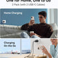 INIU 30W USB C Charger, 2-Pack PD QC 3.0 Dual Port Fast Charging, Type C Charger Block with 5ft USB-C Cable, GaN Tech Type C Power Adapter for iPhone 16 15 14 Pro Max Samsung S24 S23 S22 Ultra, White